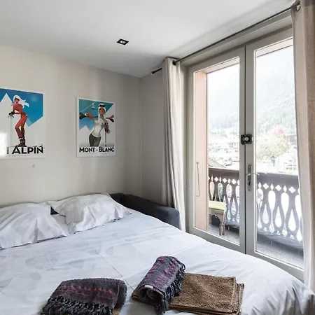 Design Centre 6 Pers Parking Daire Chamonix